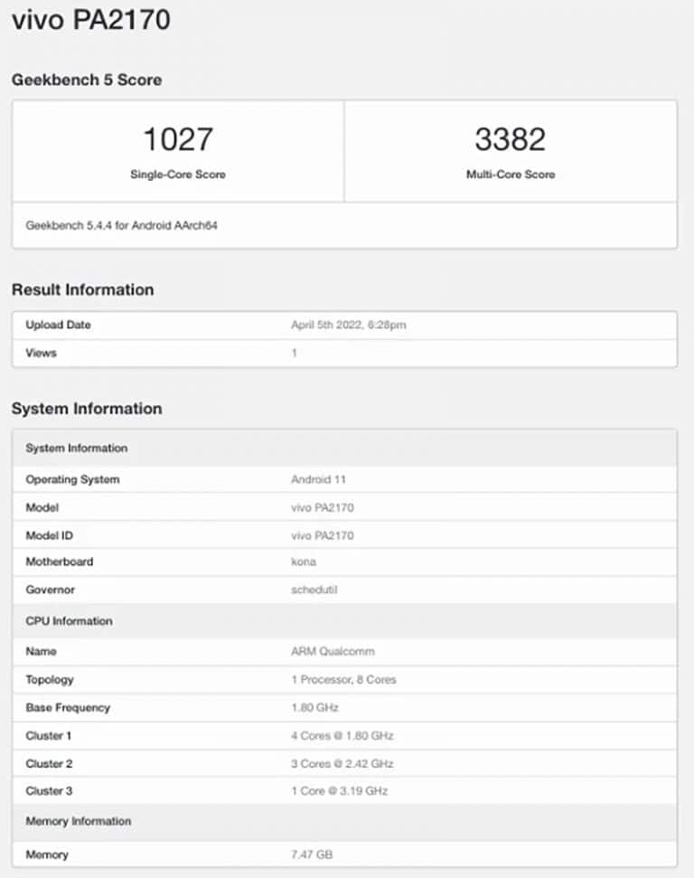 เผยสเปค vivo Pad ใช้ Snapdragon 870 รันบน Android 11, และมี RAM 8GB