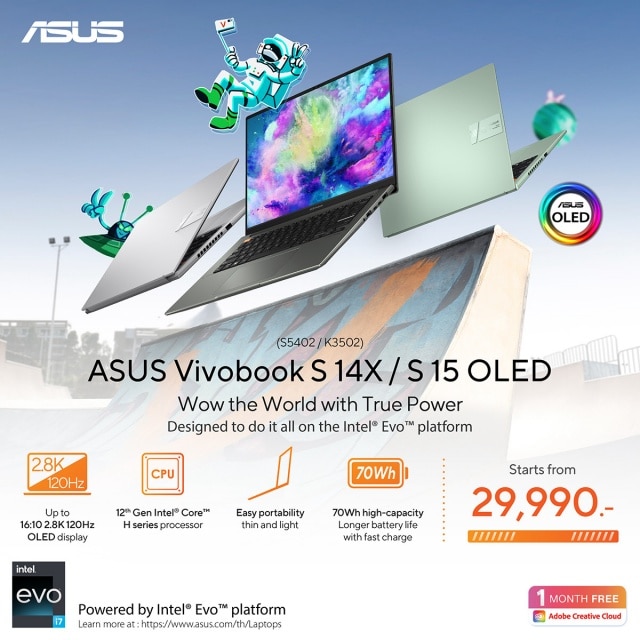 ASUS Vivobook S 14X (S5402) / S 15 OLED (K3502)