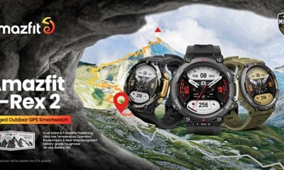 Amazfit T-Rex 2 rugged outdoor GPS smartwatch