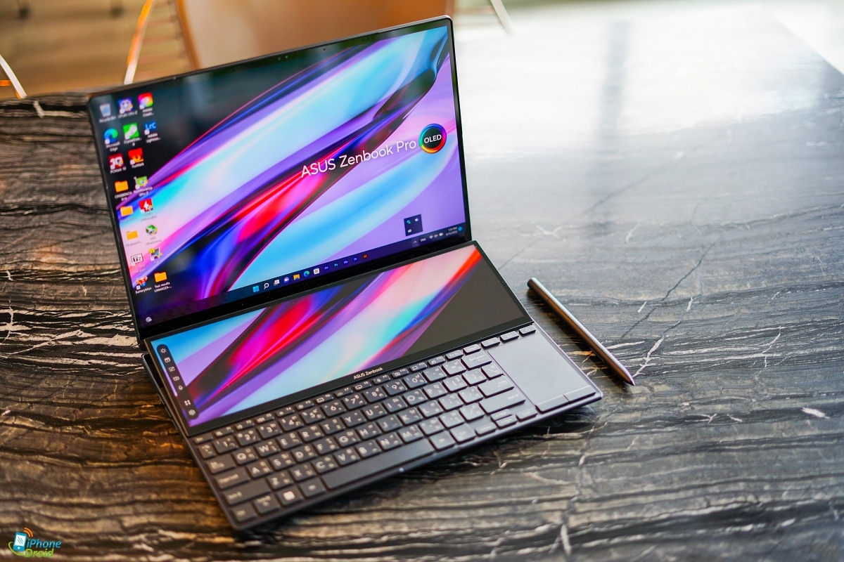 Review of ASUS Zenbook Pro 14 Duo OLED, a toplevel notebook with the