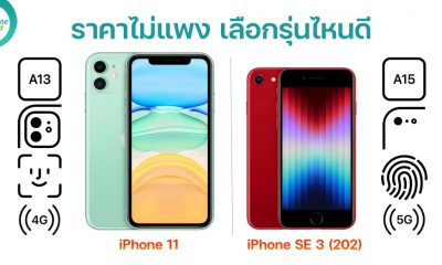 iPhone 11 และ iPhone SE 3 (2022)