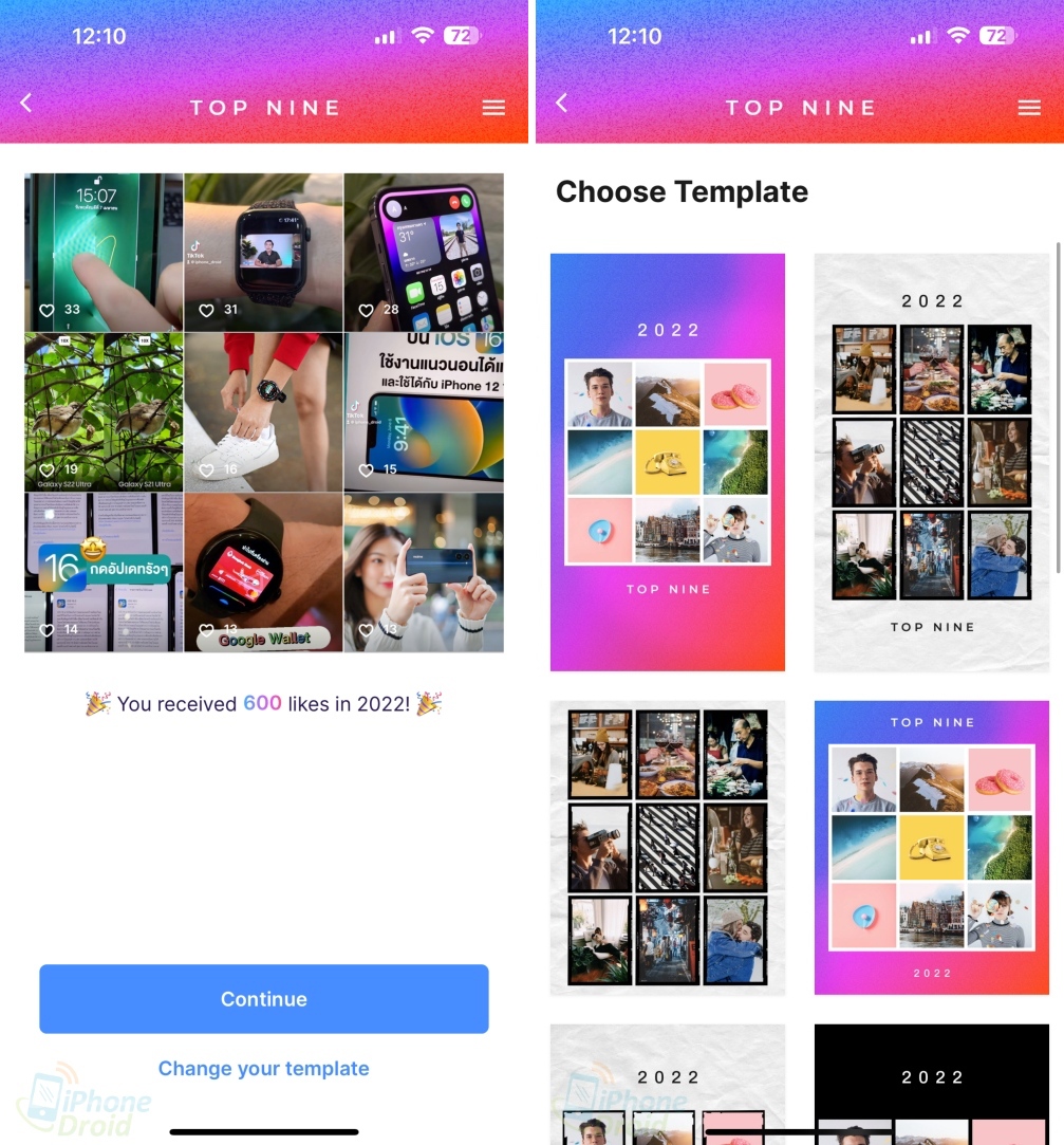 Bestnine Instagram and Top Nine 2022