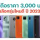 Smartphones under 3000 in 2023