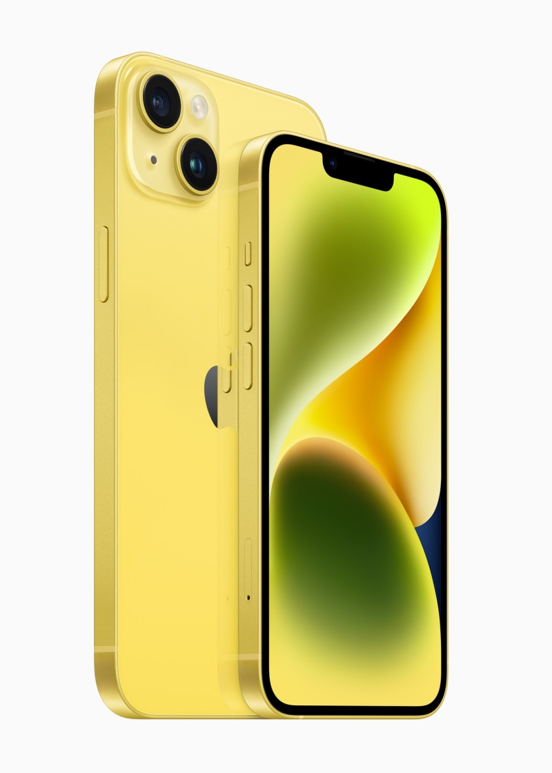 New iPhone 14 and iPhone 14 Plus Yellow 1