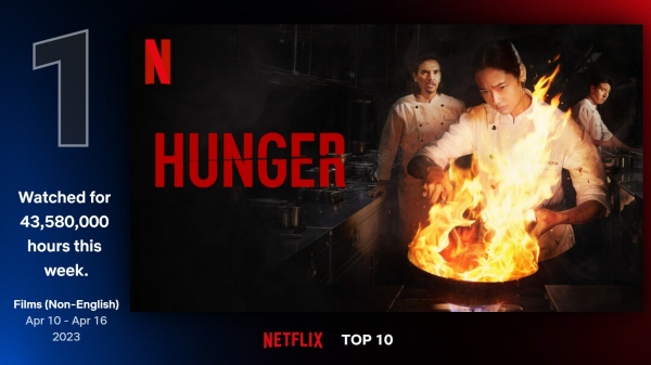 HUNGER Top 1 Netflix Global Chart