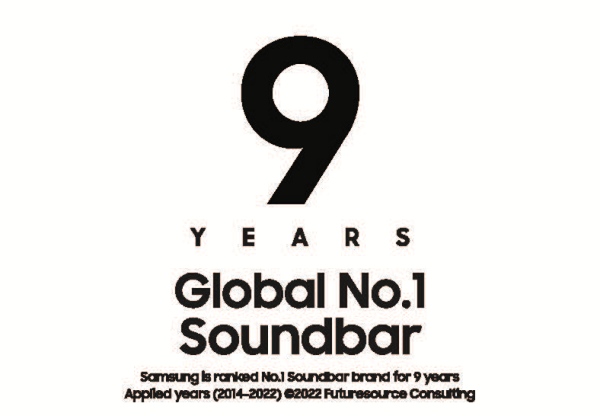 Samsung Soundbar tops global sales