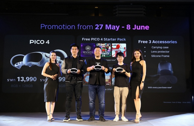 PICO 4 All-in-One VR Kit Officially Launched in Thailand