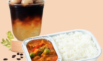 AirAsia Introduces Must-Try Plant-based Thai Panang Curry dish Fresh Longan Juice and Fresh Longan Americano
