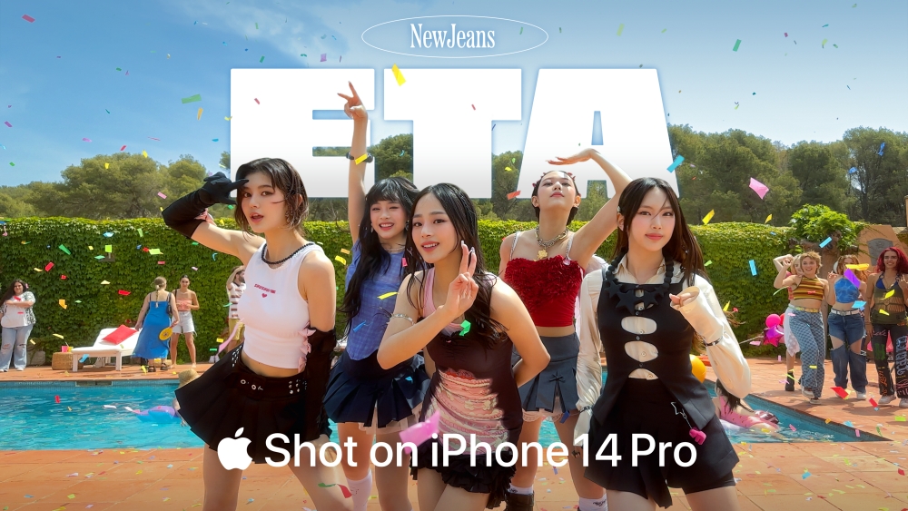 Apple x NewJeans ETA Shot on iPhone 14 Pro