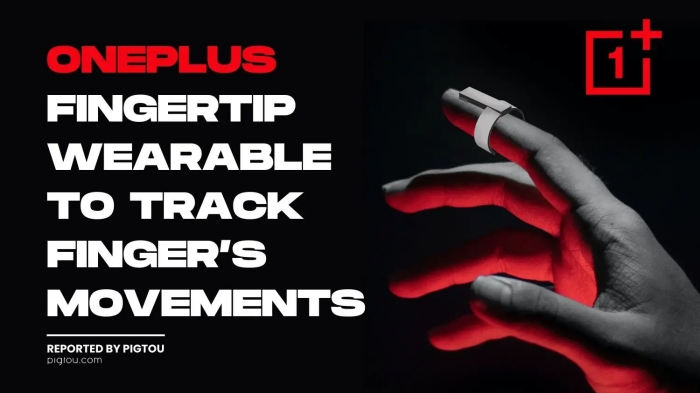 OnePlus อุปกรณ์ติดตามการเคลื่อนไหวของนิ้ว