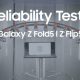 Reliability tests Galaxy Z Fold5 and Z Flip5