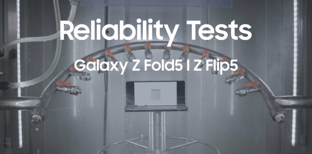 Reliability tests Galaxy Z Fold5 and Z Flip5