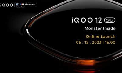 iQOO 12 5G launches on December 6th