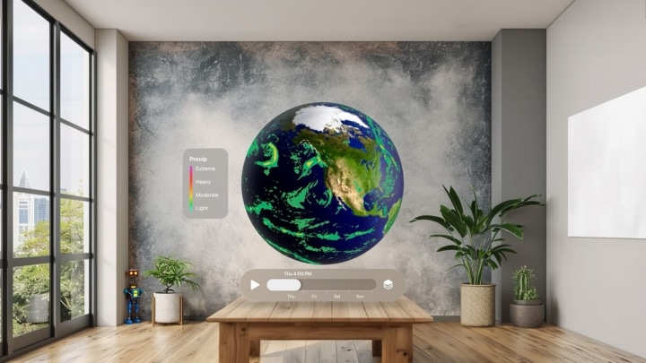 CARROT Weather Coming to Apple Vision Pro With Interactive 3D Globe