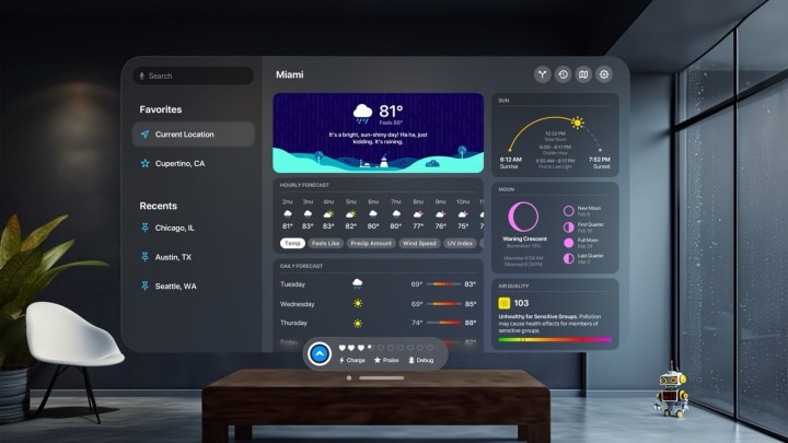 CARROT Weather Coming to Apple Vision Pro With Interactive 3D Globe