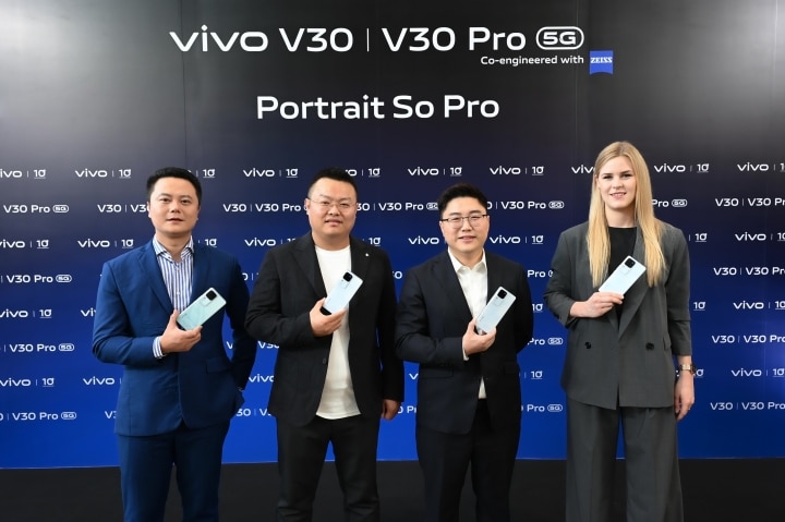 vivo V30 5G and V30 Pro 5G Officially launched in Thailand