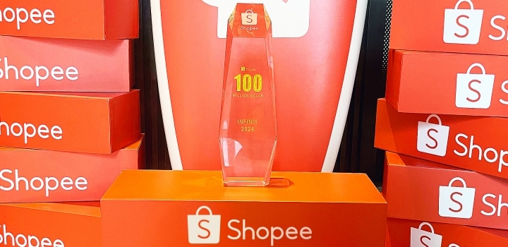 Infinix Shopee 100 Million Milestone Brand Partners Club