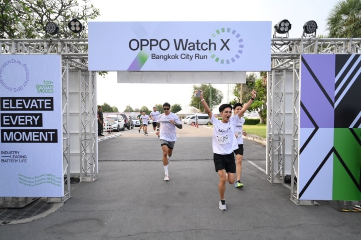 OPPO Watch X Bangkok City Run