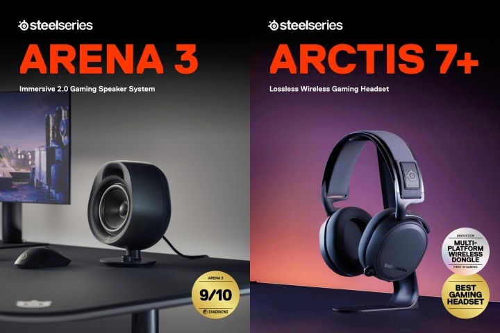 SteelSeries ARENA 3 and ARCTIS 7 Plus