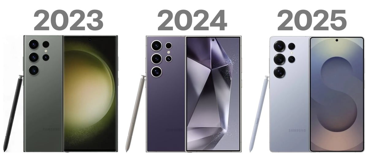 S23 Ultra vs S24 Ultra vs S25 Ultra