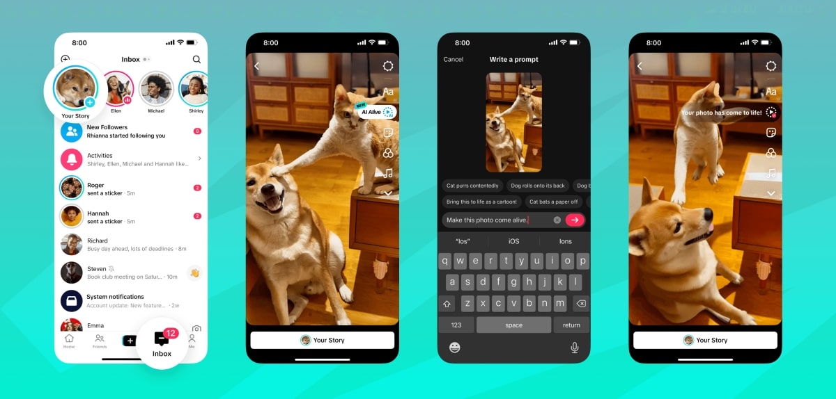 TikTok AI Alive new feature