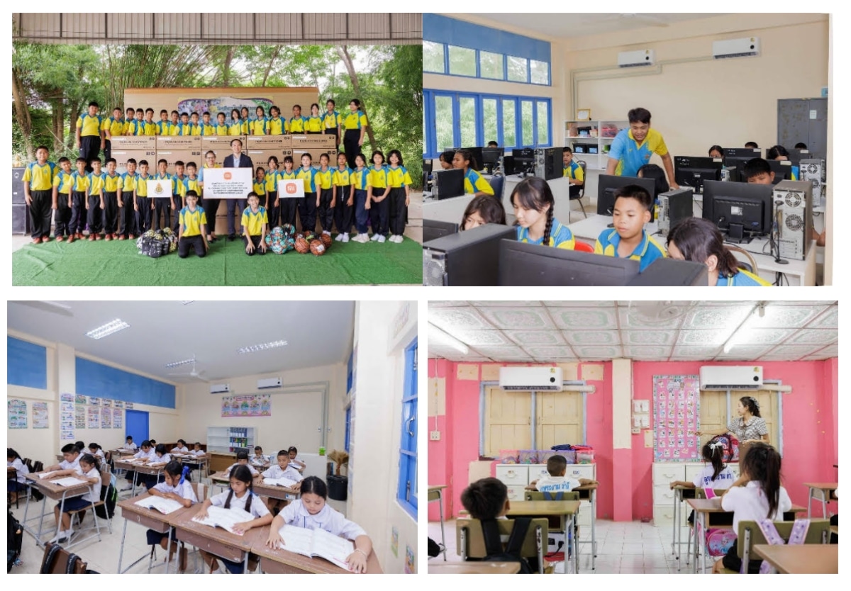 Xiaomi Donates Energy-Saving ACs and Scholarships to Two Schools in Thailand