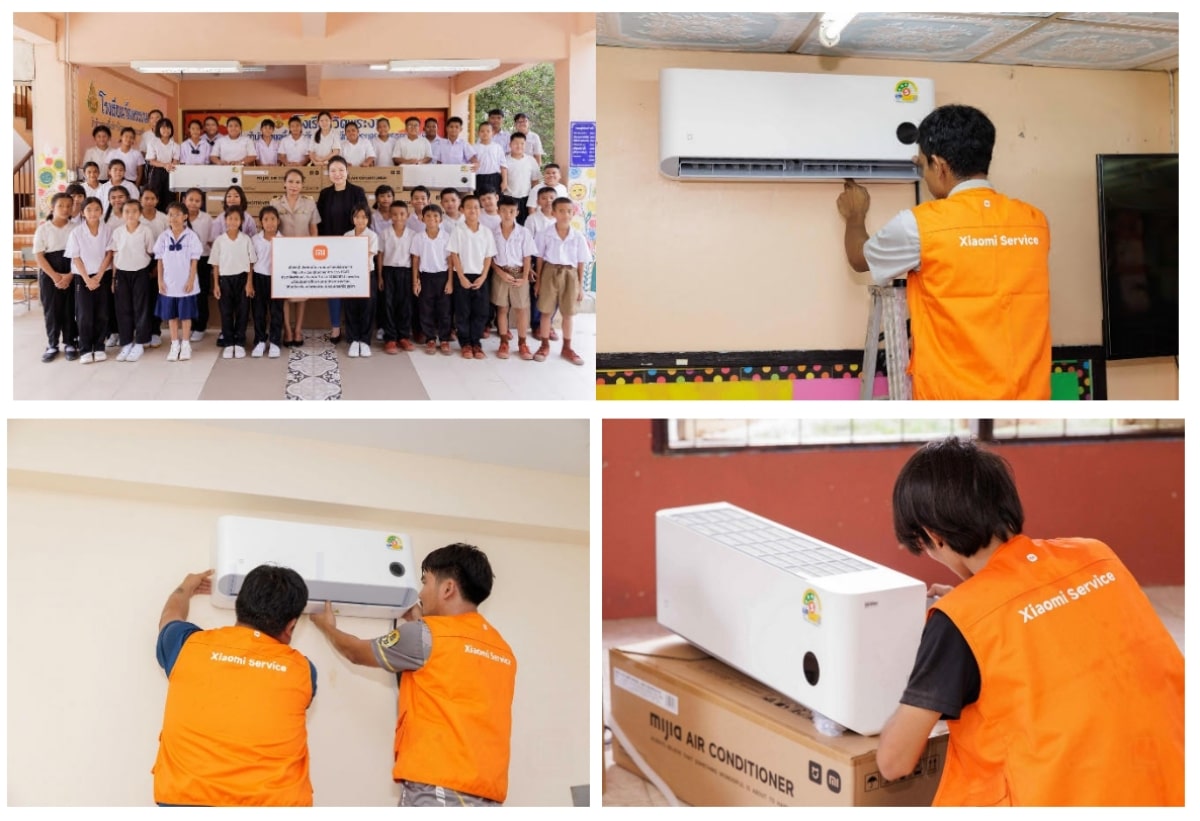 Xiaomi Donates Energy-Saving ACs and Scholarships to Two Schools in Thailand