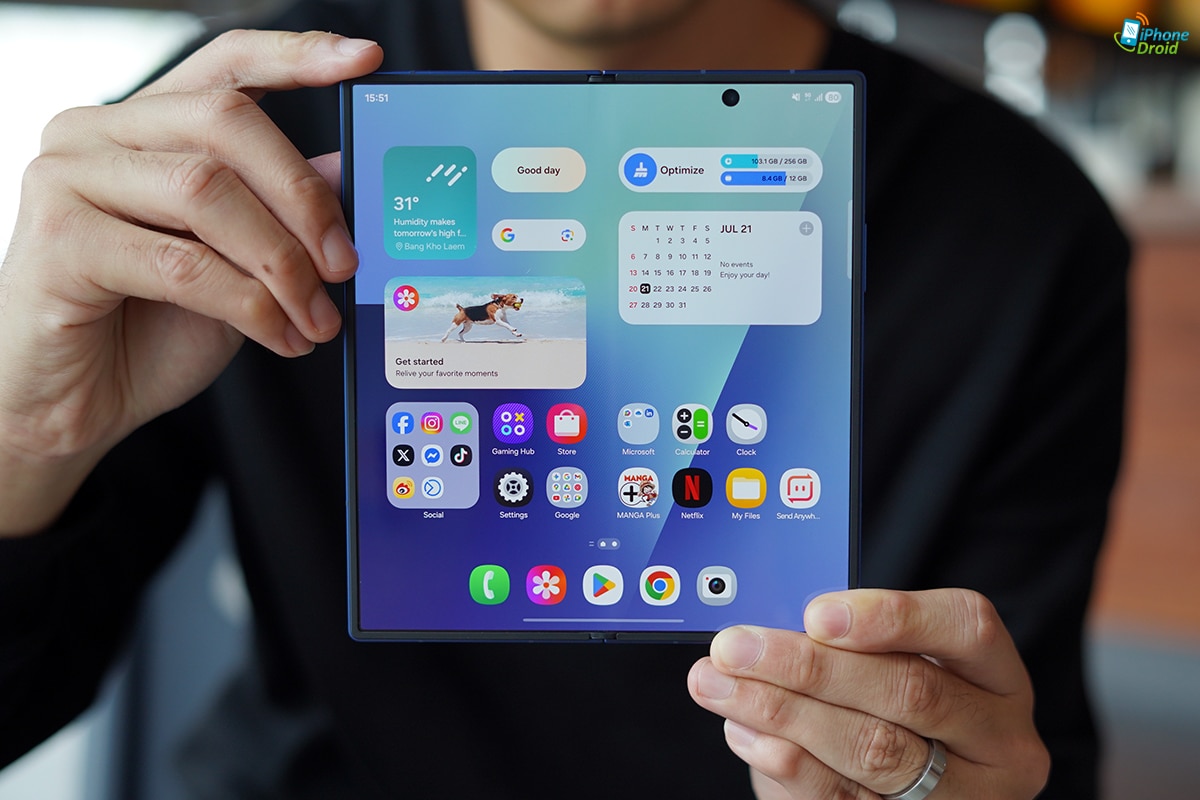 รีวิว Galaxy Z Fold7