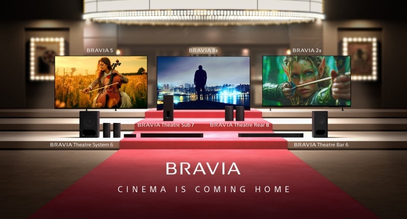 Sony Unveils 2025 BRAVIA TVs and Theatre Systems AI 98-inch Screens Bring Cinema Home