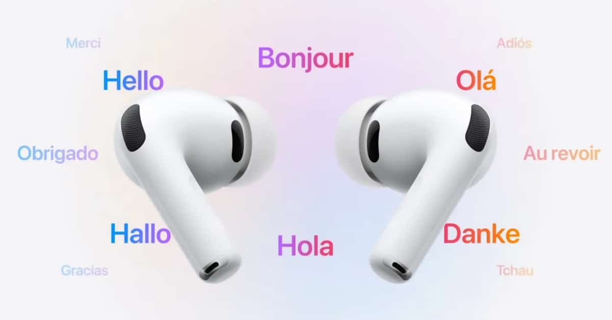 Apple brings live translation feature to AirPods Pro