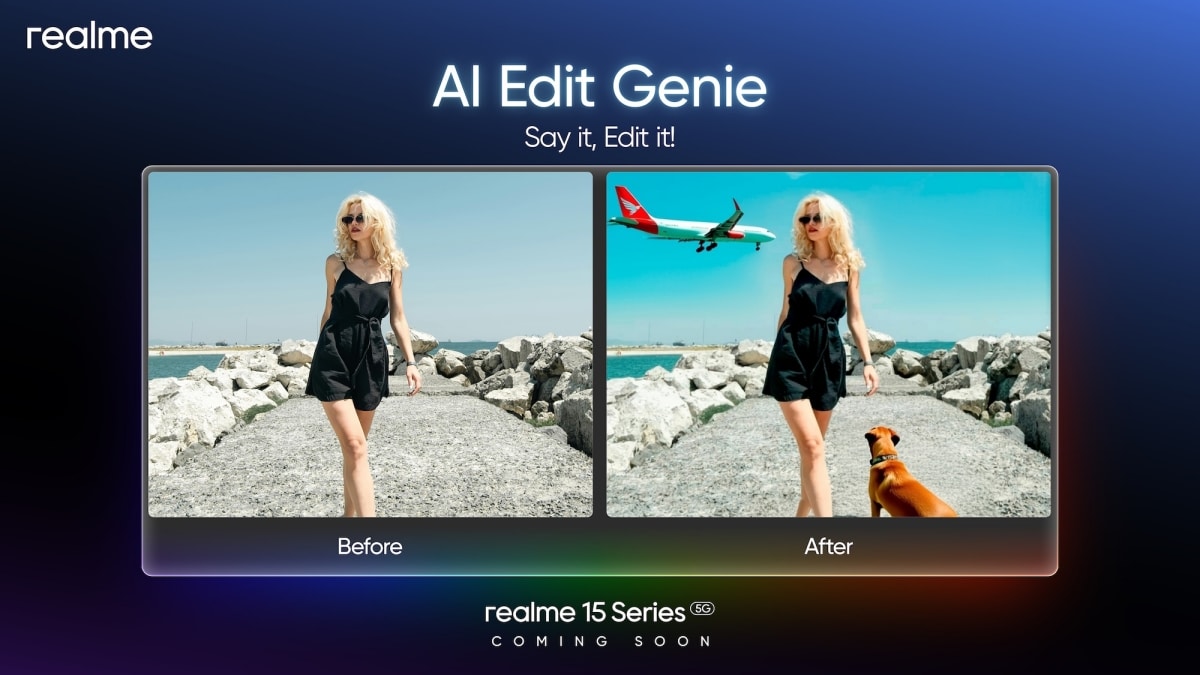 realme 15 Series AI Edit Genie