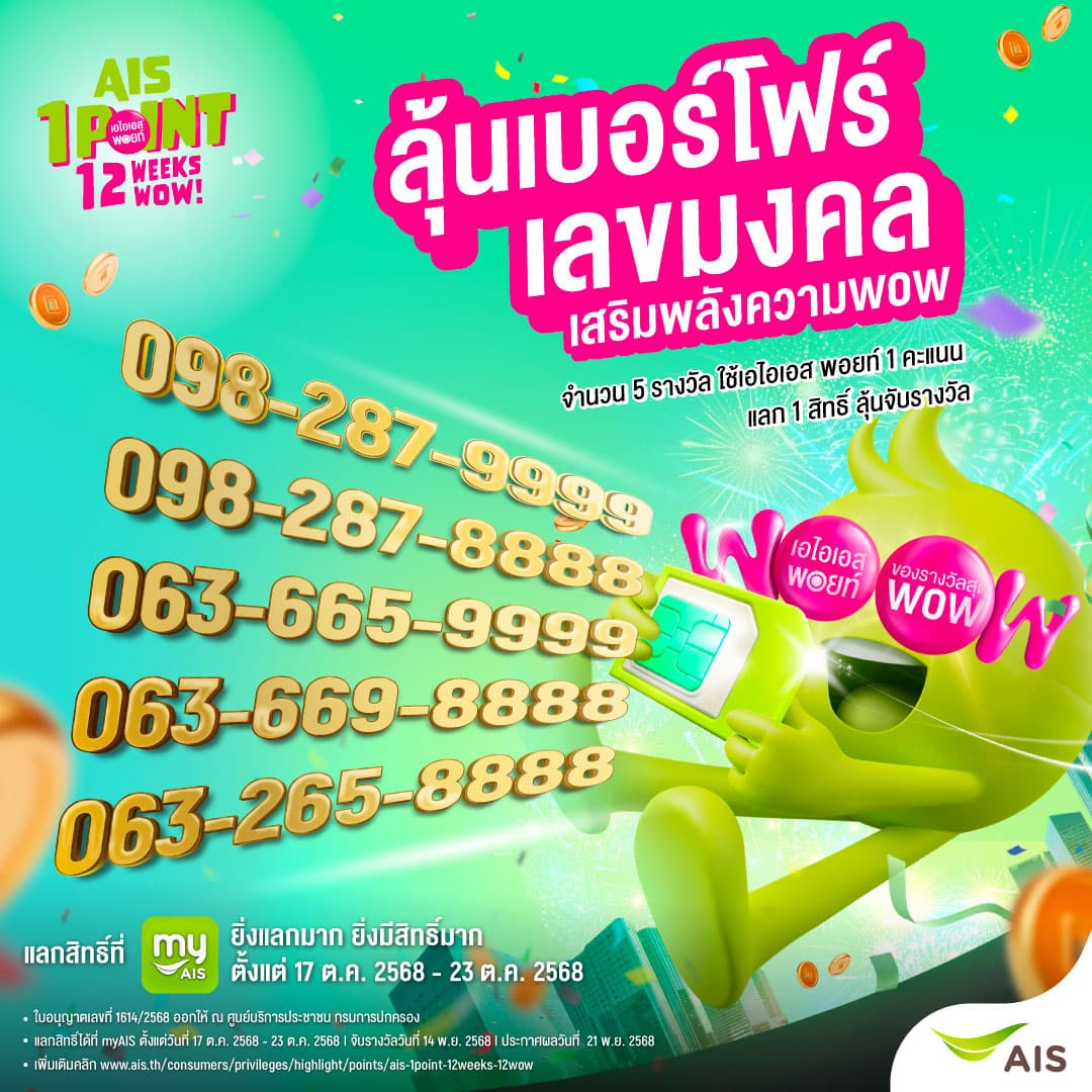 35 Years of AIS Magic Celebrate and Win with Your Lucky 4-Digit Number