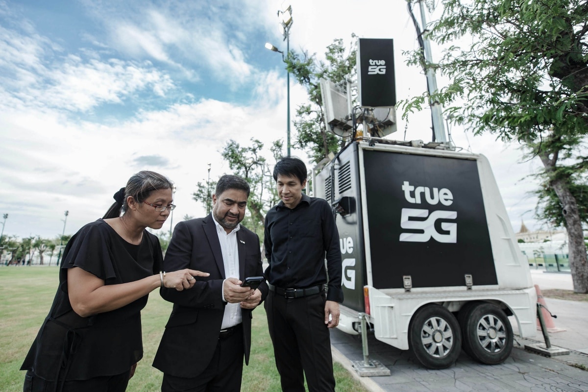 True Corporation Inspects Readiness of 5G, 4G, and Wi-Fi Networks Around Sanam Luang