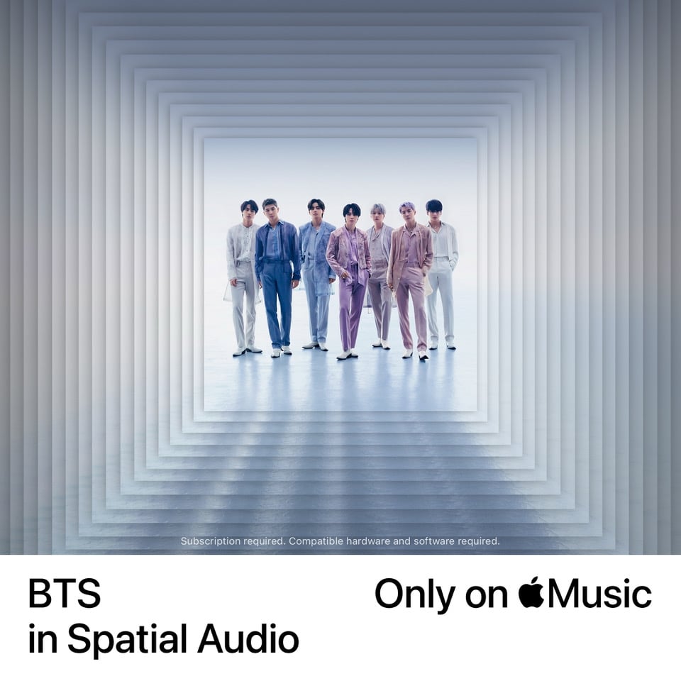 Apple Music now offers exclusive BTS listening in Spatial Audio