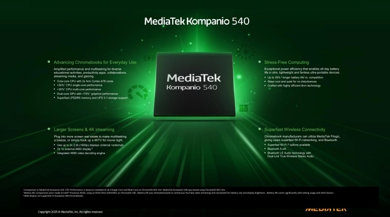 MediaTek Kompanio 540