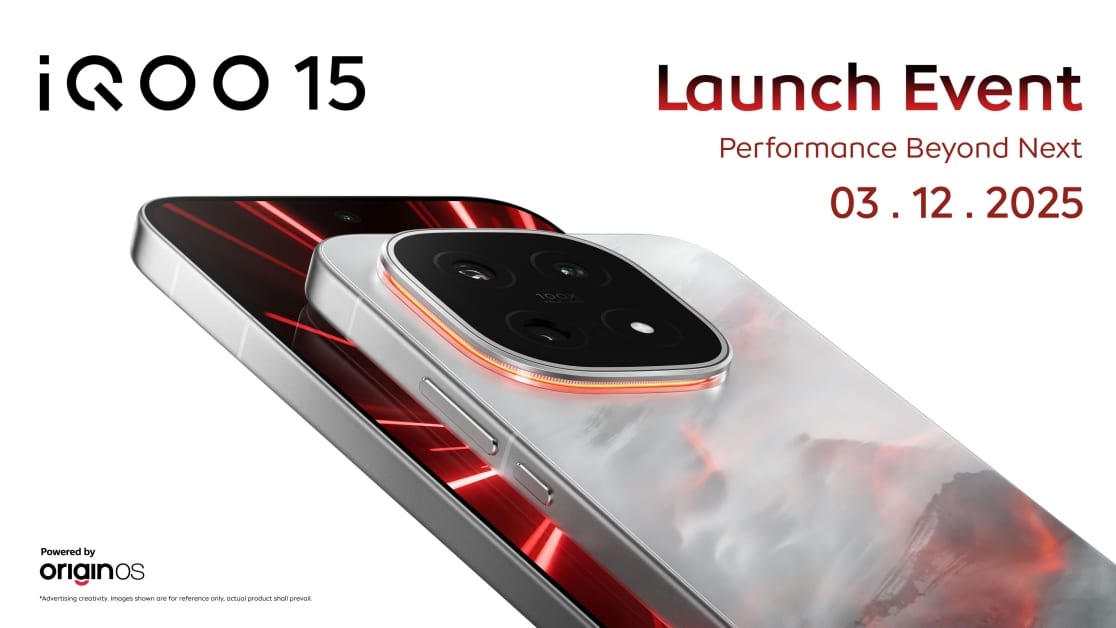iQOO 15 Launching December 3