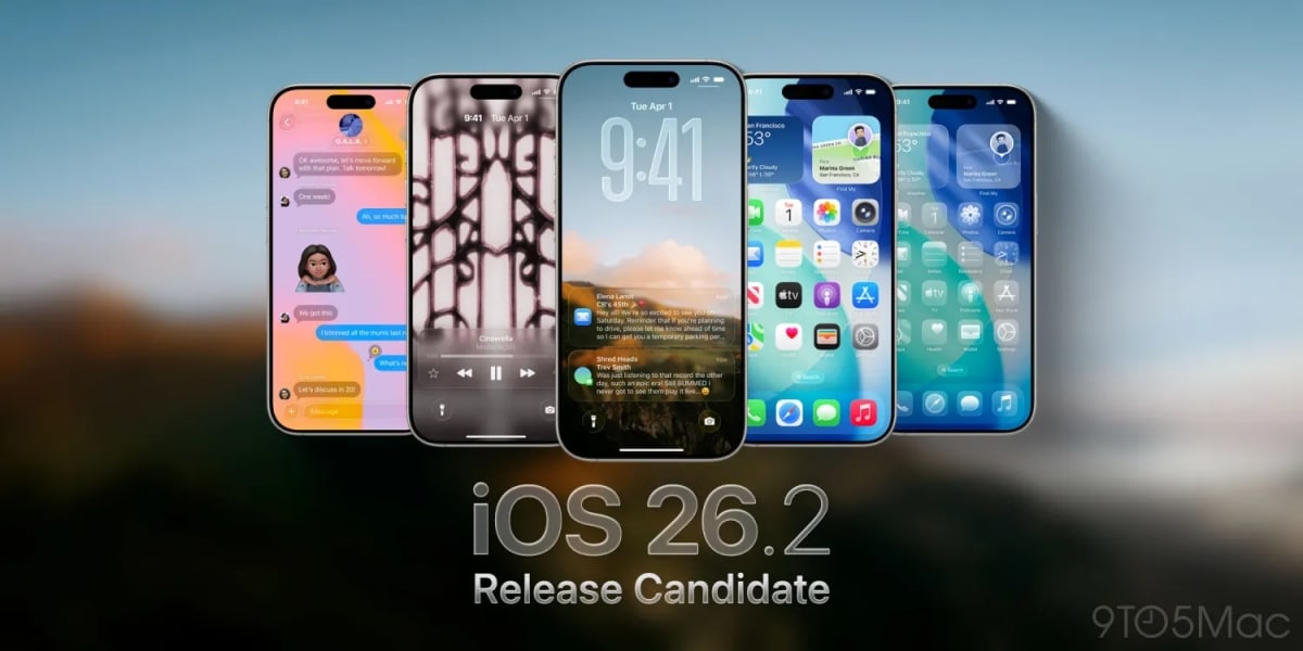 Apple releases iOS 26.2 RC for iPhone