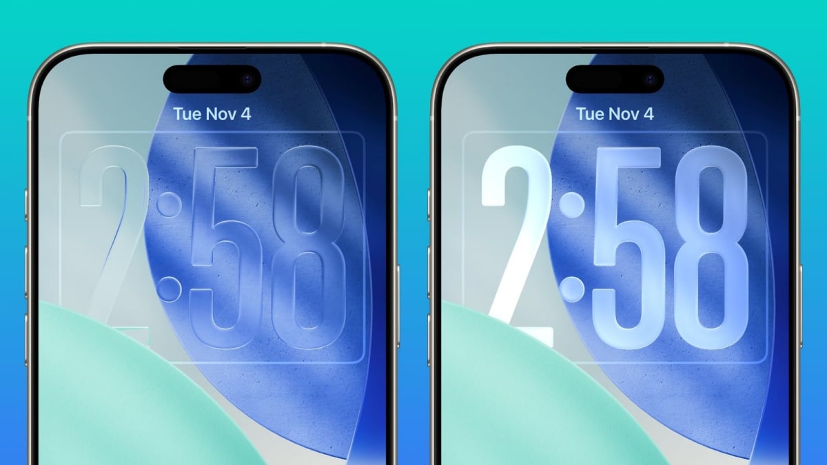 Liquid Glass Slider on Lock Screen