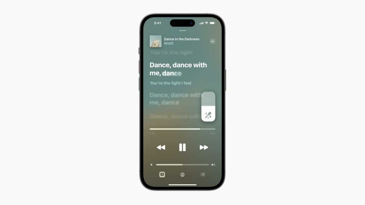 Offline Lyrics in Apple Music