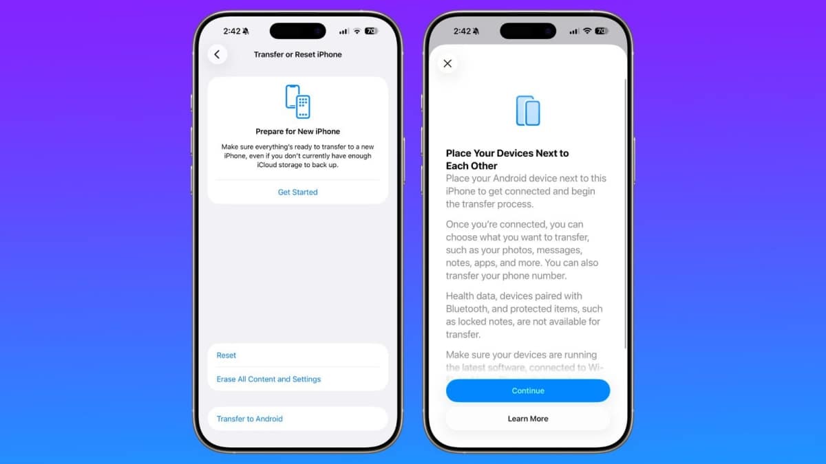 iOS 26.3 Beta 1 Transfer to Android