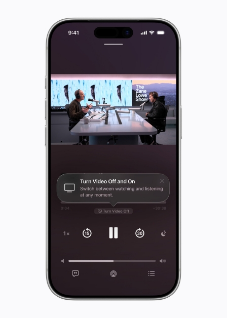 Apple introduces a new video podcast experience on Apple Podcasts