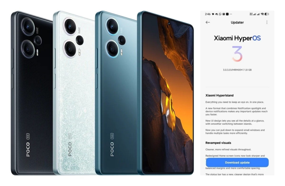 Poco F5 also joins HyperOS 3 party