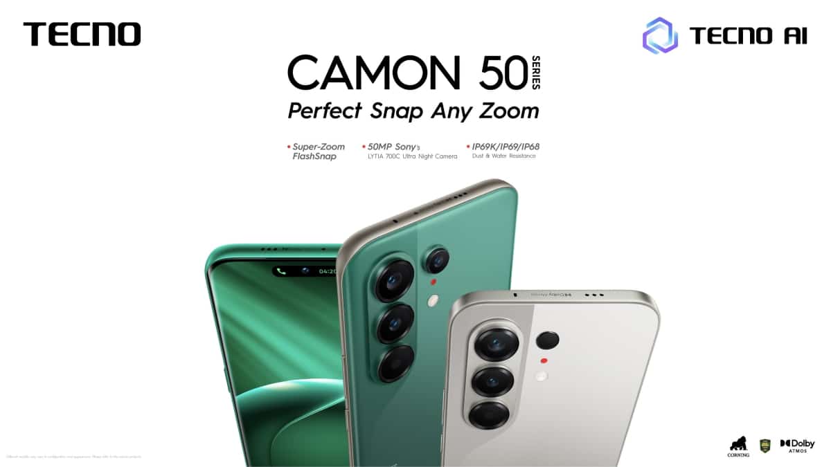 TECNO Unveils CAMON 50 Series, Announces Tonino Lamborghini Partnership at MWC 2026
