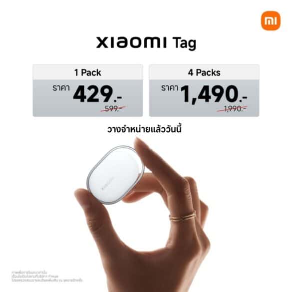 Xiaomi Tag Sales Information