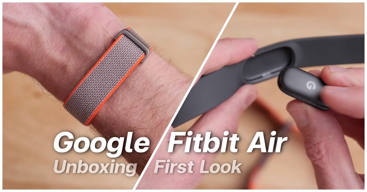 Google Fitbit Air Unboxing / First Look